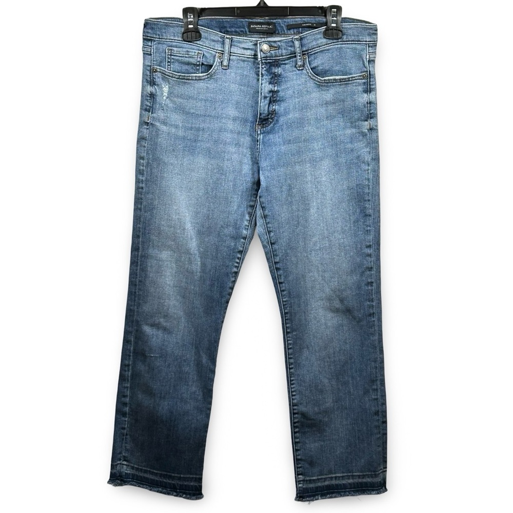 Banana Republic Women's Light Blue Cropped Ankle Jeans